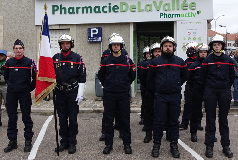 Les sapeurs-pompiers de Dormans.