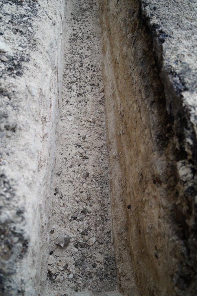 "Quand le terrain est comme cela, c'est royal. Mais ce n'est pas toujours le cas" commente le chef du chantier.
