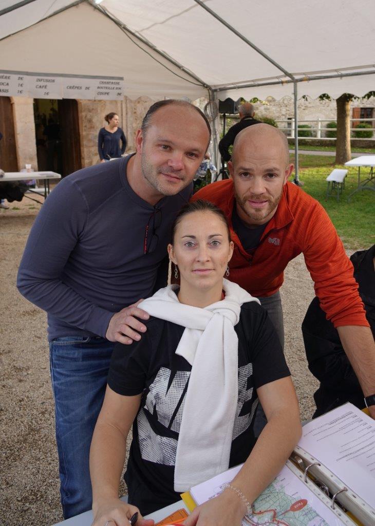 De gauche à droite : Frédéric Moreau, Émilie et Uldrick Prud'Homme.