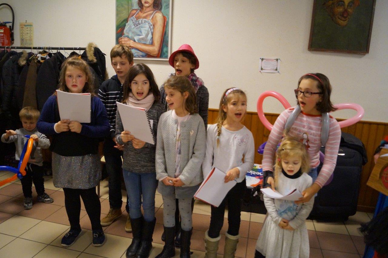 Montée pour l'occasion, la chorale des enfants a rencontré un beau succès.