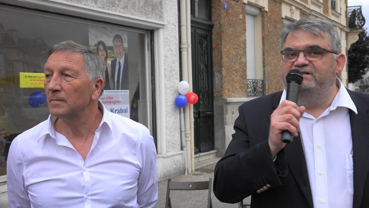 Bruno Beauvois, 1er adjoint au maire de Château-Thierry, connaît Jacques Krabal "depuis 2 décennies".