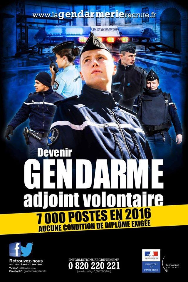 La Gendarmerie Recrute Sog La gendarmerie recrute 7 000 Gendarmes Adjoints Volontaires - Axomois.fr