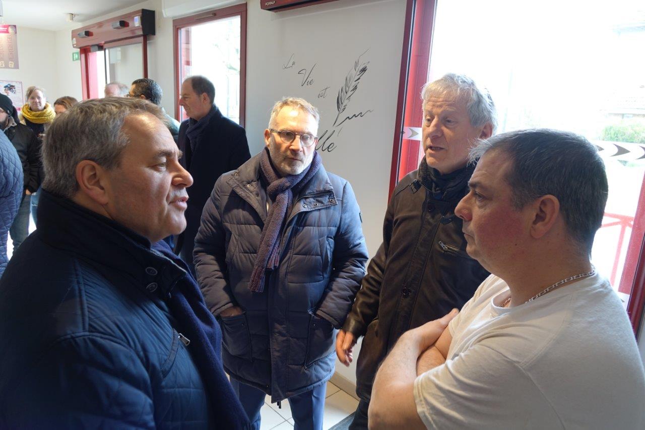À droite : Thierry Caulier de la boulangerie Au Fournil de Condé Chez Manue et Thierry.