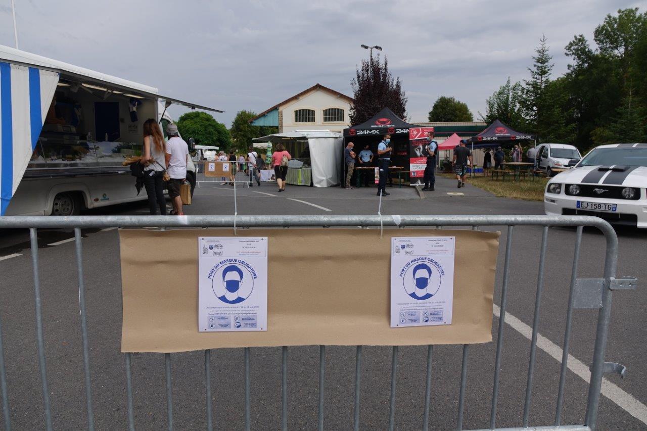Un arrêté municipal pris par le maire Dominique Moyse, stipule que le port du masque est désormais obligatoire sur le Marché de Condé...