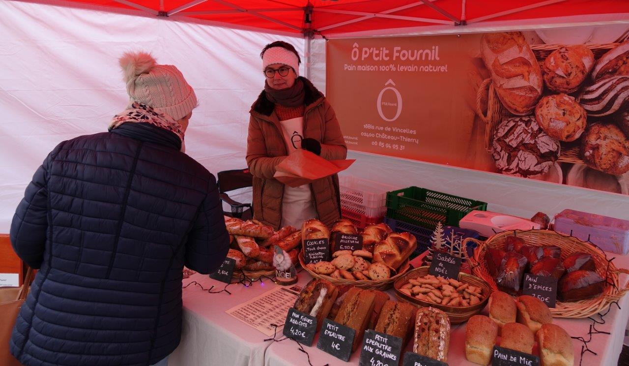 Venu de Château-Thierry, Ô P'tit Fournil et son pain au levain naturel.