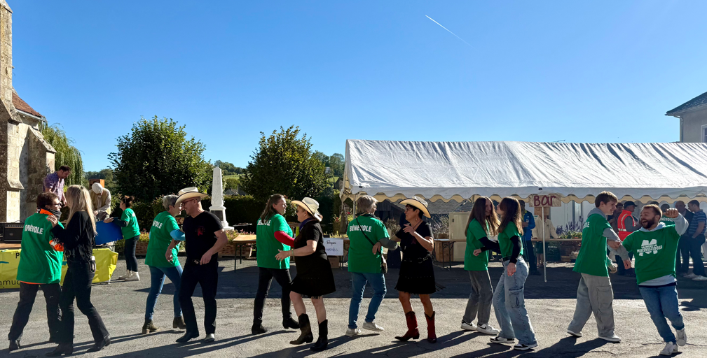 Les Threewolv's de Trélou-sur-Marne et les bénévoles unis et mobilisés pour la bonne cause...