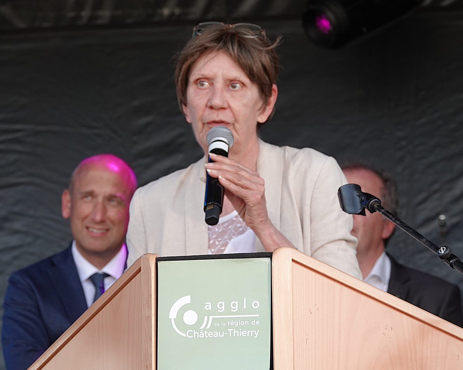 Anne Maricot vice-présidente en charge du soutien des communes de l'Agglo de Château-Thierry. 