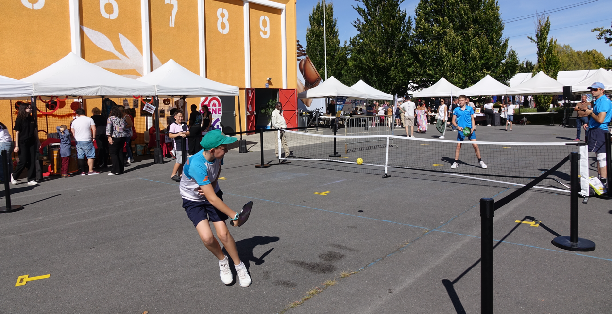 Une nouvelle pratique ludique : le pickleball. Une démonstration proposée par le Tennis Club de Château-Thierry...