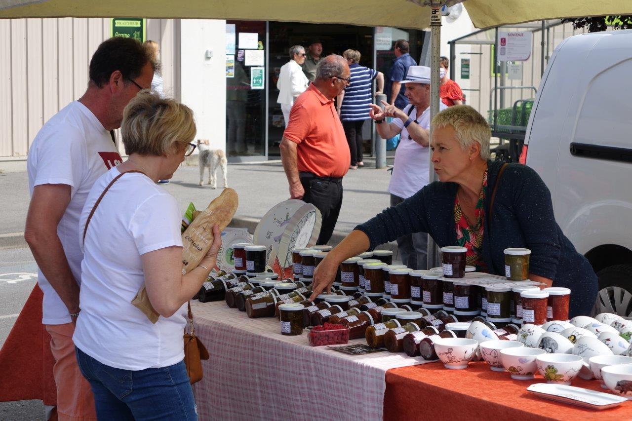 La confiture est un des produits préférés des Français. Ici, les confitures artisanales d'Astrid Guilbert.