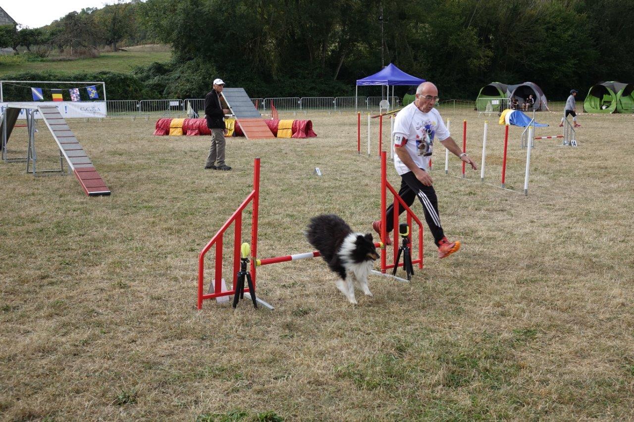 Le binôme maître guide-chien doit être en parfaite osmose pour réussir un beau parcours.