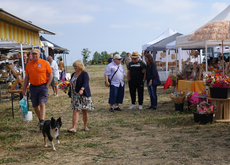 La Fête de la Moisson du Sud de l'Aisne accueille des visiteurs de tout poil.
