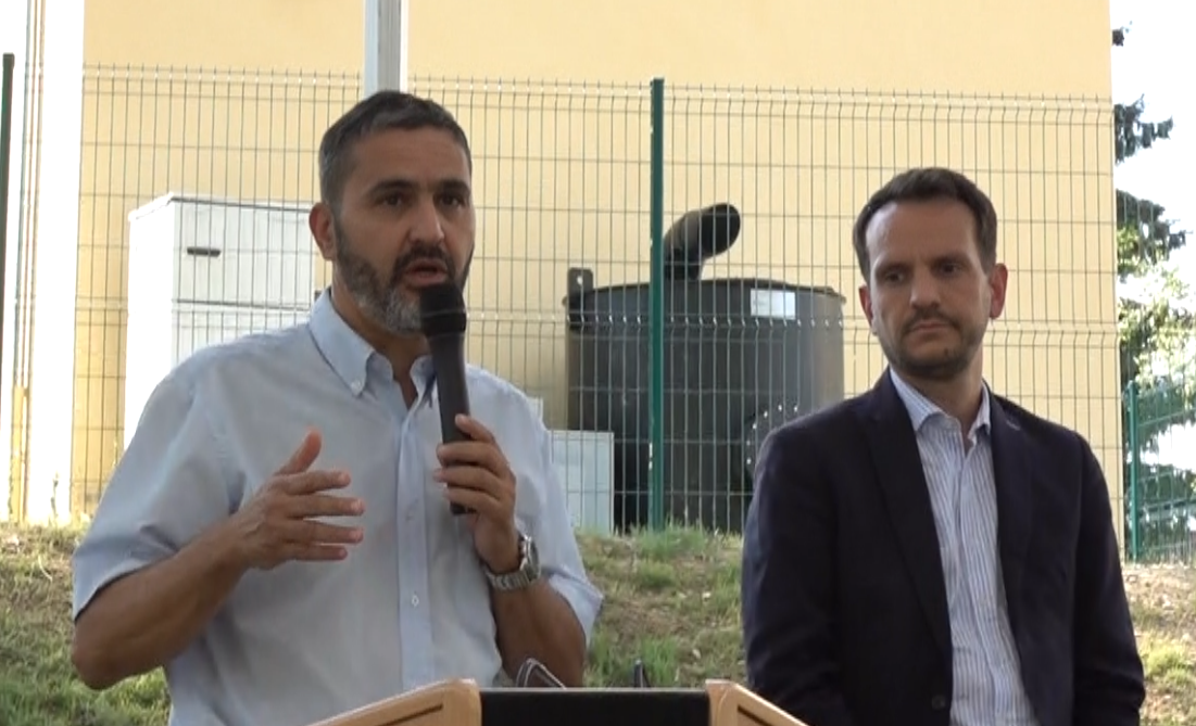 De gauche à droite : Mohamed Rezzouki et Sébastien Eugène.