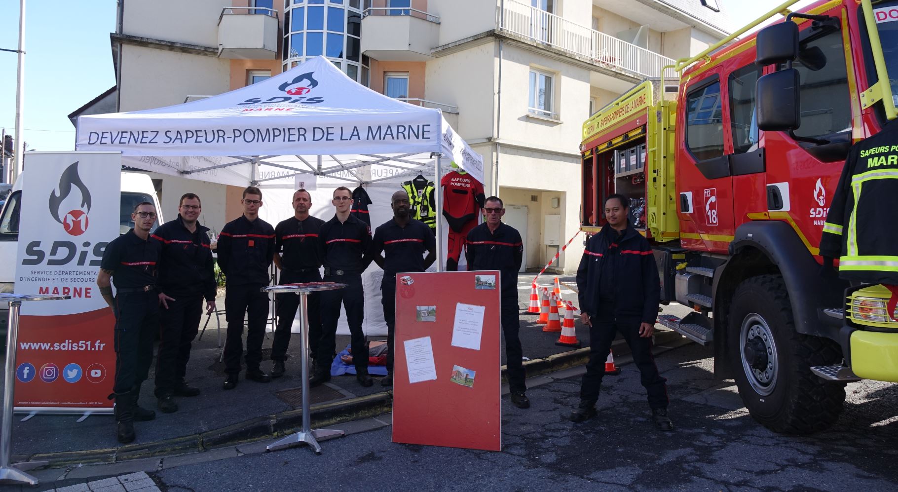 Le Centre de secours de Dormans a mis en lumière le volontariat.
