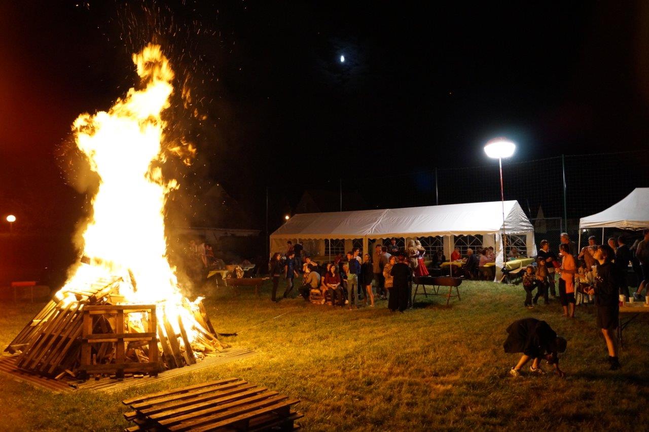 Le feu de la sainte Inès.
