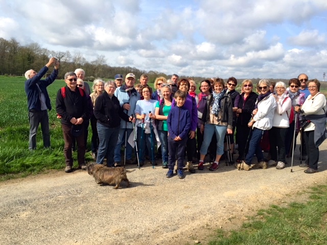 Pas moins de 40 participants ont sillonné le territoire profondément rural d'Igny-Comblizy dans la Marne...