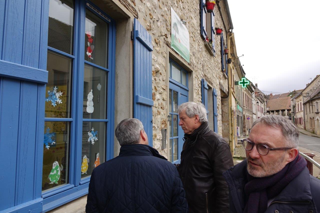 La micro crèche a vu le jour dans les anciens locaux du trésor public.