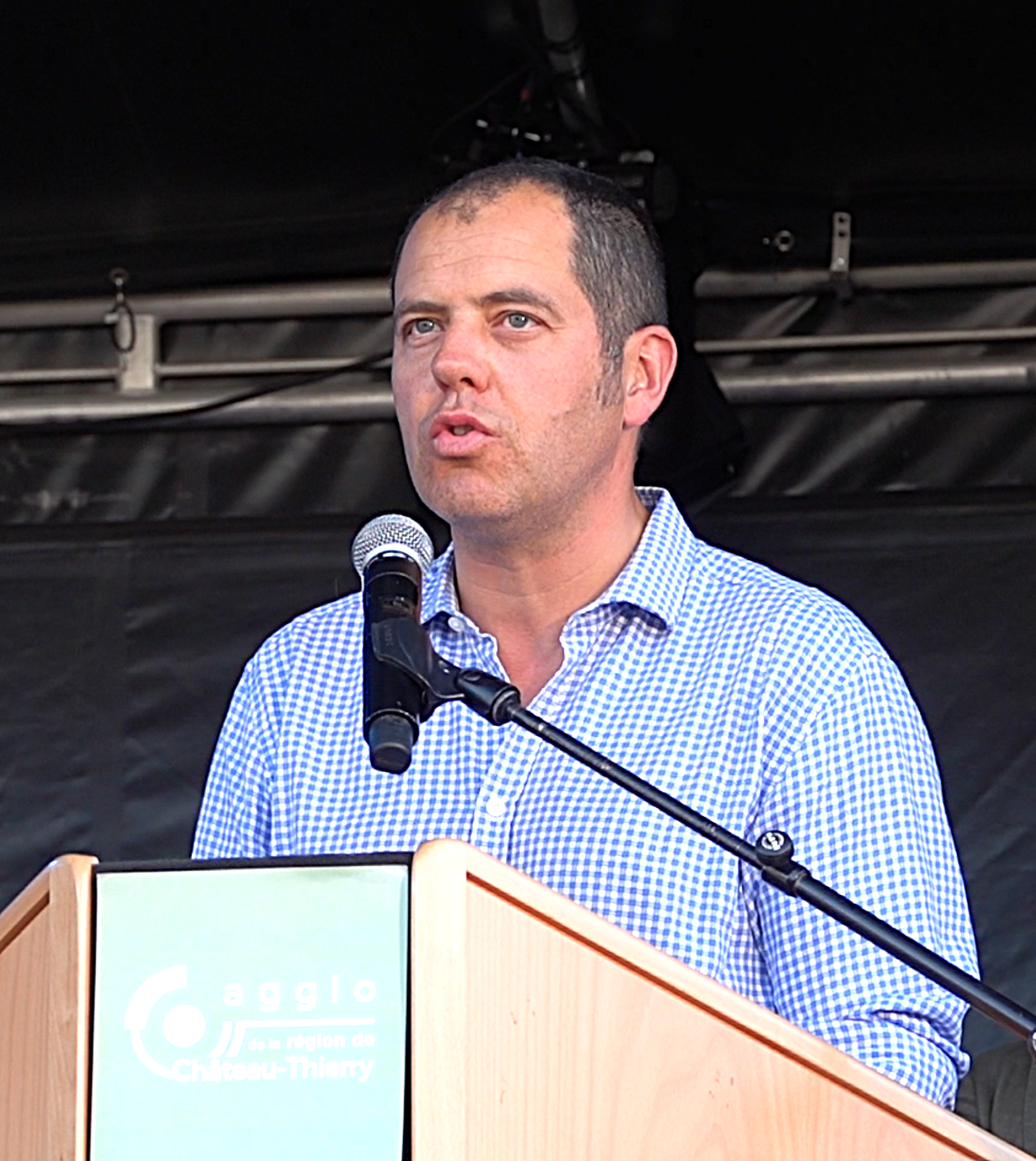 Mathieu Vivier président de l'Union des Syndicats Agricoles du Sud de l'Aisne.
