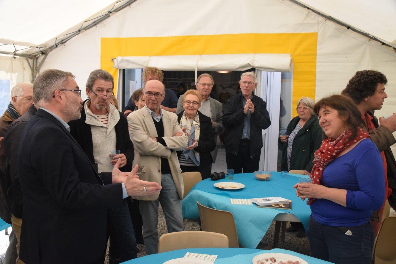 Le "vernissage" s'est déroulé en présence de Dominique Moyse, conseiller régional Hauts-de-France.