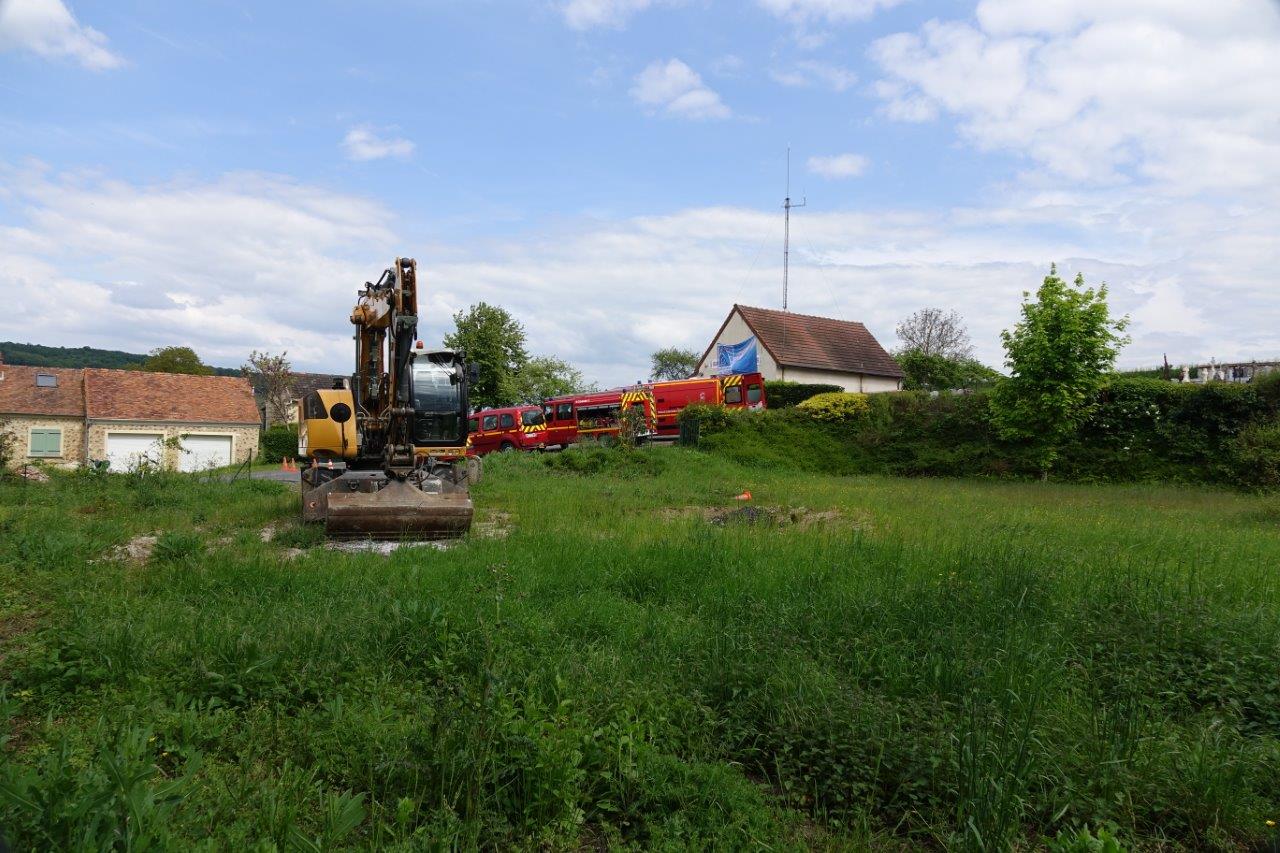 La nouvelle caserne sera située à quelques mètres de l'actuel Centre de Première Intervention.