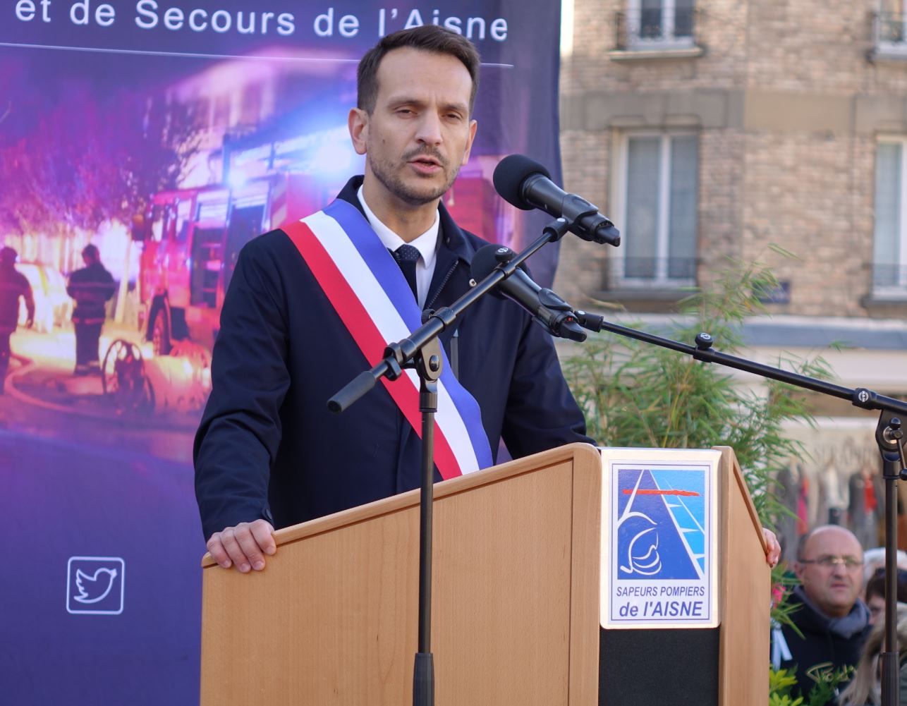 Les interventions des autorités ont débuté par celle de Sébastien Eugène, maire de Château-Thierry. 