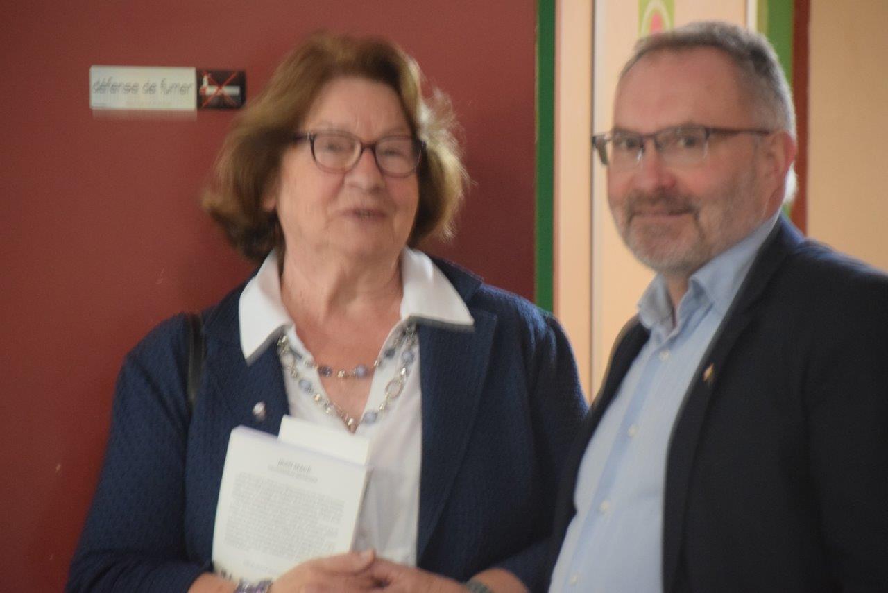 A droite : Dominique Moyse, vice-président de la Commission Rayonnement au sein du Conseil régional Hauts-de-France.