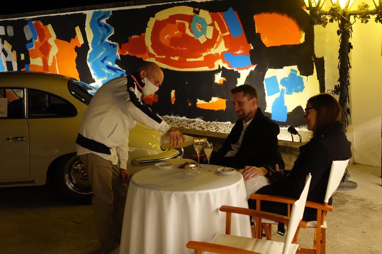 Franck Météyer a fait goûter plusieurs cuvées différentes aux participants.