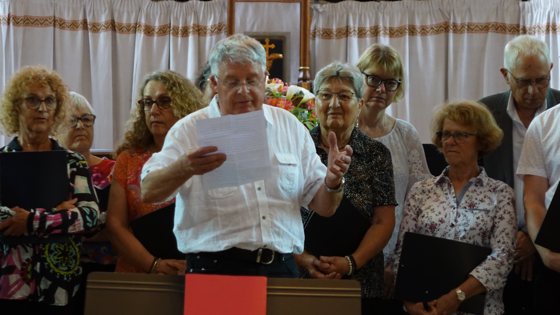 Le président de Partamuz D'Lyres, Pierre Bray, remercie les partenaires de l'association ainsi que les donateurs anonymes.