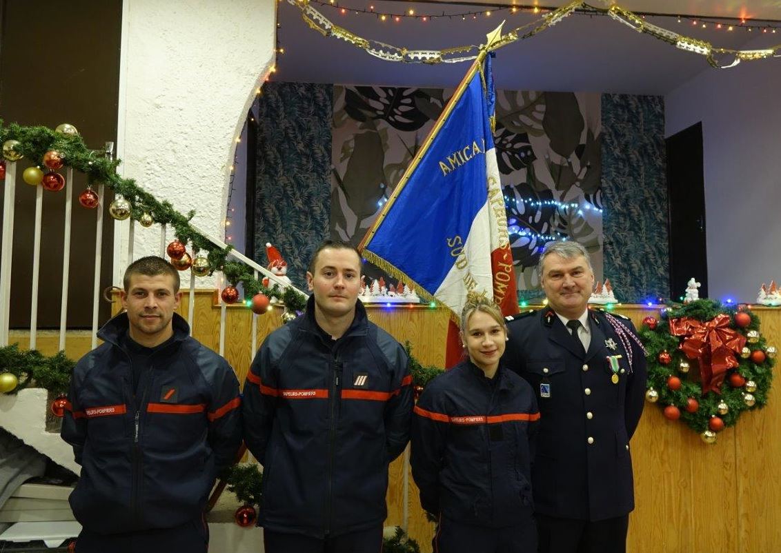 Sainte-Barbe aime mettre à l'honneur les sapeurs-pompiers.