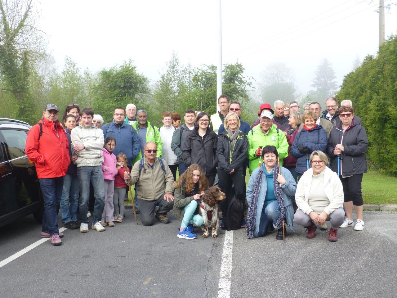 38 randonneurs ont répondu à l'invitation de l'association.