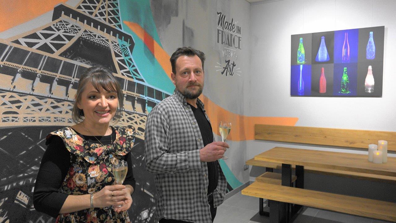 De gauche à droite : Anna Météyer et David Rase.