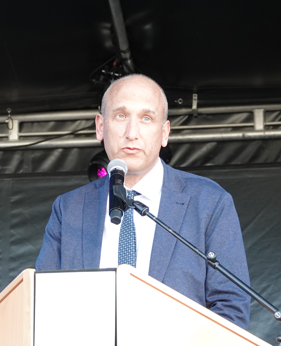 Marc André sous-préfet de l'arrondissement de Château-Thierry.