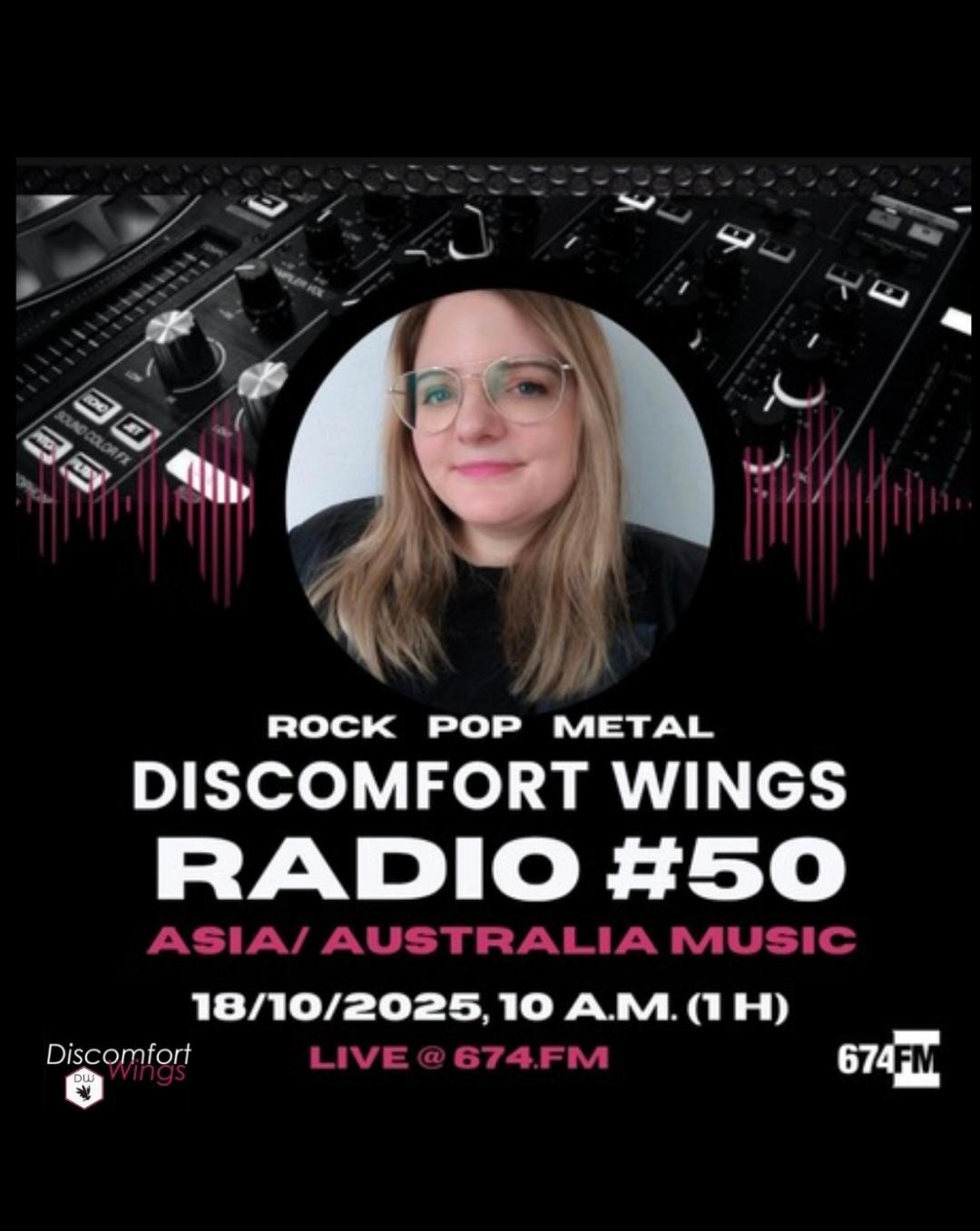 #50 Discomfort Wings Radio - Asia/ Australia Music
