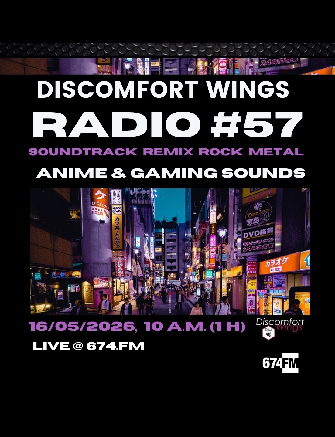 #57 Discomfort Wings Radio - Anime & Gaming Sounds