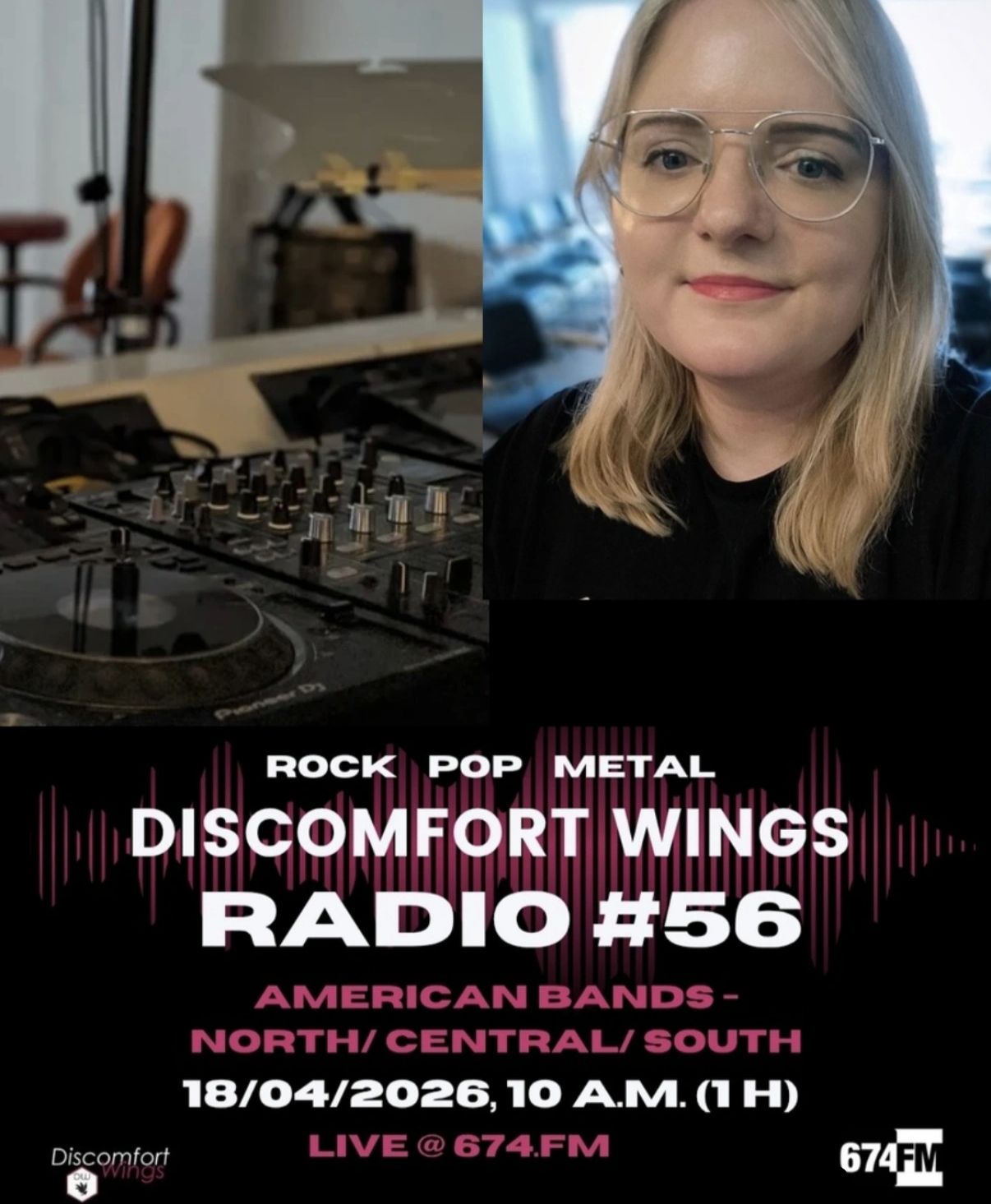 #56 Discomfort Wings Radio - American bands, NORTH/ CENTRAL/ SOUTH