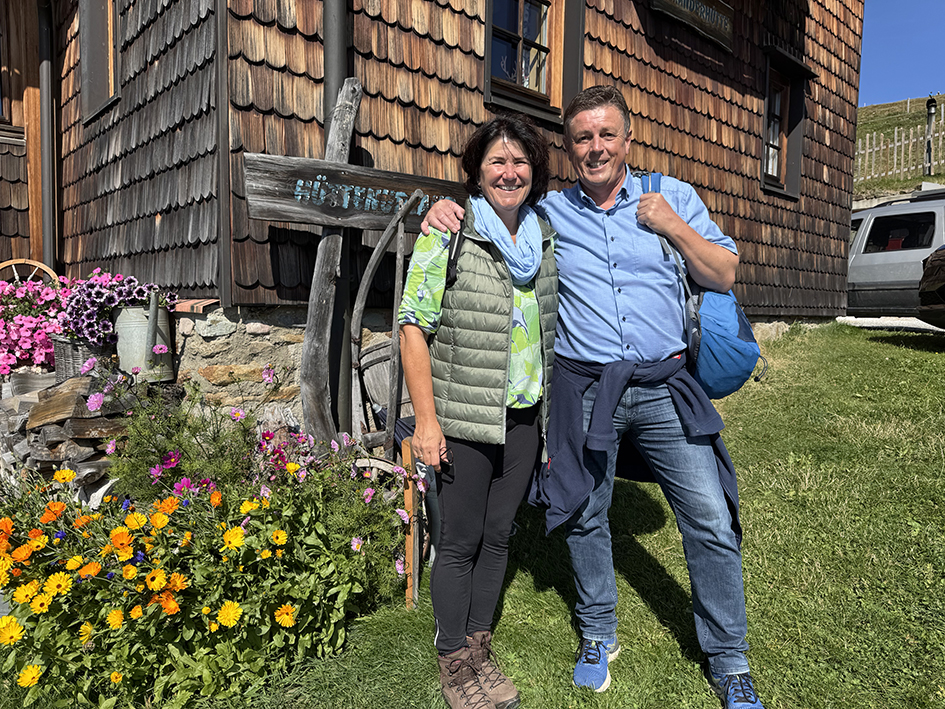 Im Wanderurlaub in Österreich.