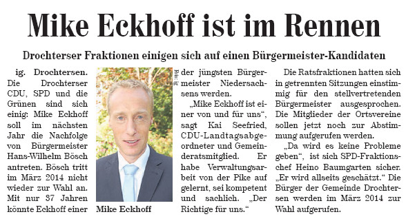 Neue Stader Wochenblatt vom 06. September 2014