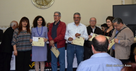 Soci ordinari Asas Giovanni Rizza, Enzo Mento, Simona Gugliara, Pippo Bruno, Maria Carcione, Salvatore Gaglio