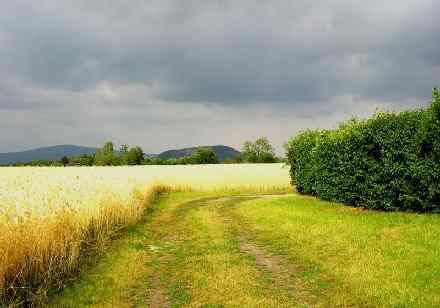 "Dunkle Wolken am Himmel" Foto von Johanna.