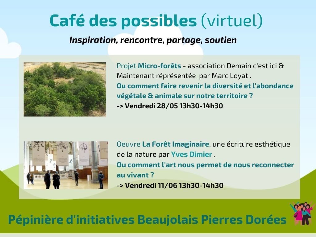 Cafés virtuels de 28 mai et 11 juin : Forêt quand tu nous tiens !