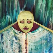 Resonance Party, 0822, Opening 80x100cm acryl canvas
