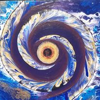 Resonance Party, 0522,  100x80cm Acryl canvas