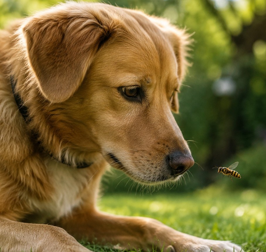 Wespensteek bij honden