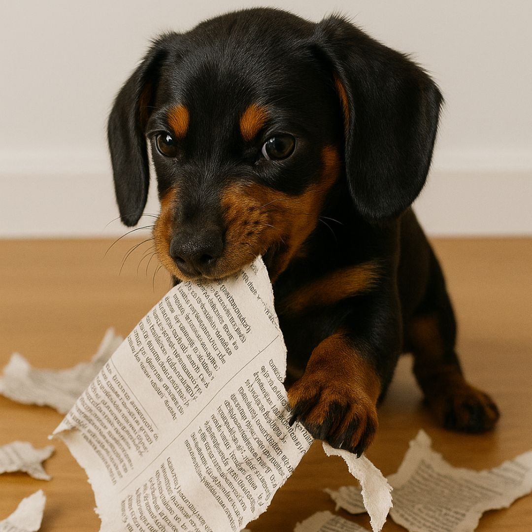 Een gedragstherapeut voor een puppy : overdreven ?