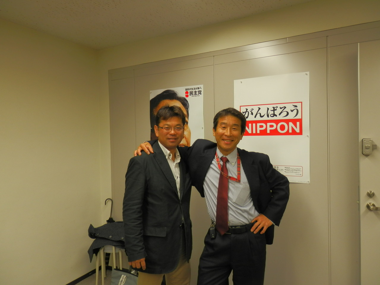 横堀県議と