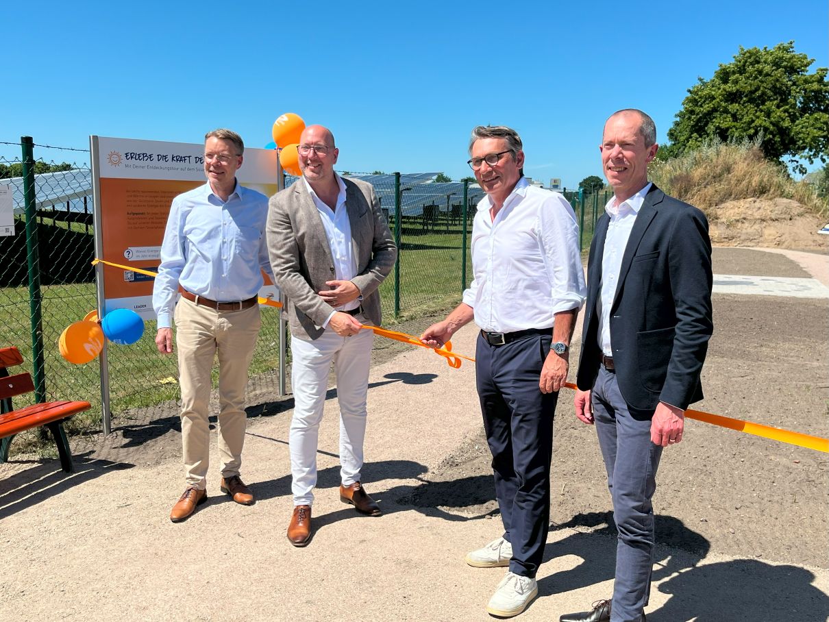 Solarlehrpfad der Stadtwerke Zeven eingeweiht