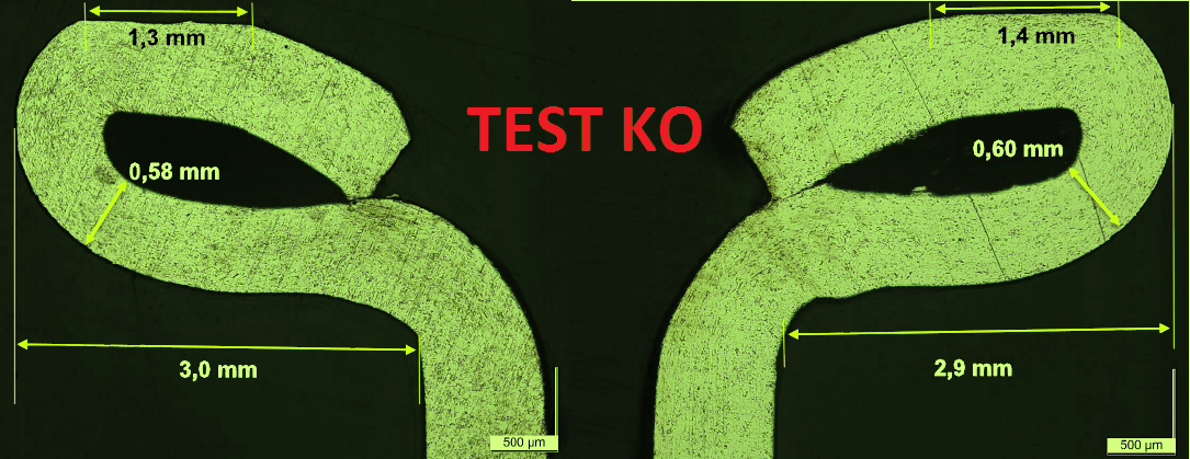 Test KO su cui abbiamo iniziato