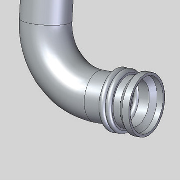 Realizzazione e modellazione deformazoni su tubi