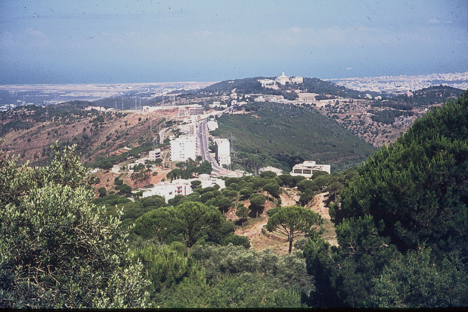 Beirut vom Gebirge aus