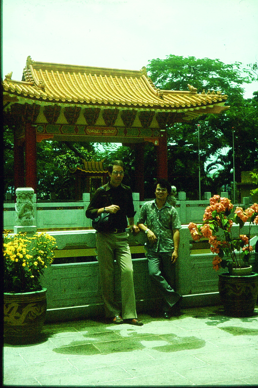 Mit K.K. Lau in Hong Kong 1981