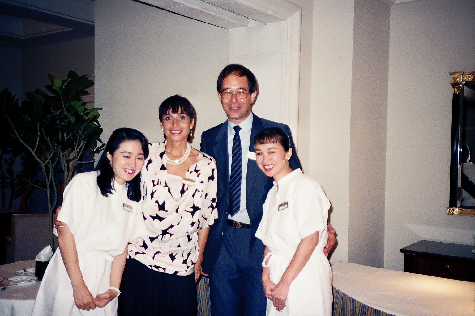 Mit Magot Stolzenberg in Japan 1987